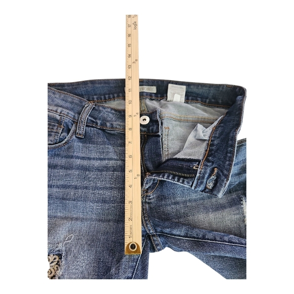 Stetson Pixie Stixs Skinny Jeans Size 10R Distressed Embellished Denim - Picture 8 of 12